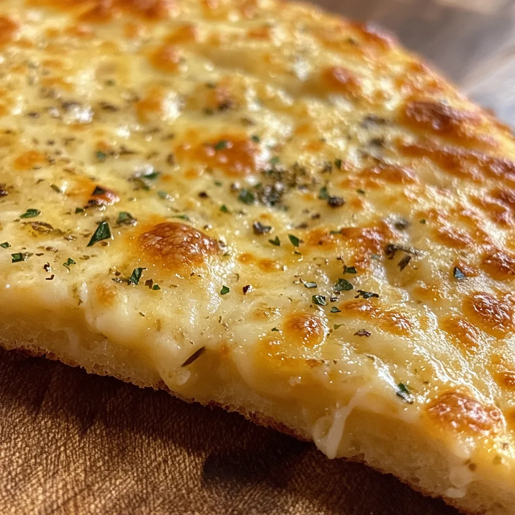 Air Fryer Cheesy Tortilla Garlic Bread