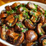 Balsamic Roasted Mushrooms