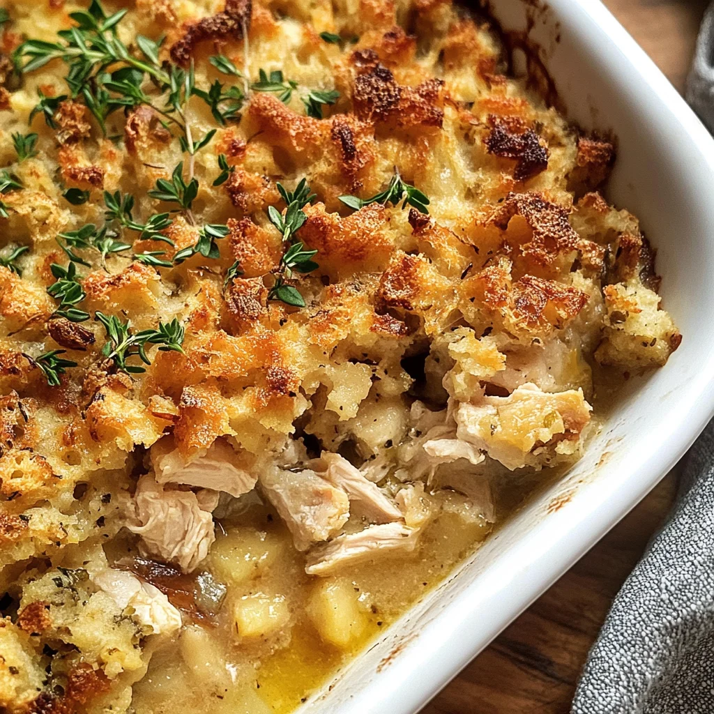 Dolly’s Chicken and Stuffing Casserole