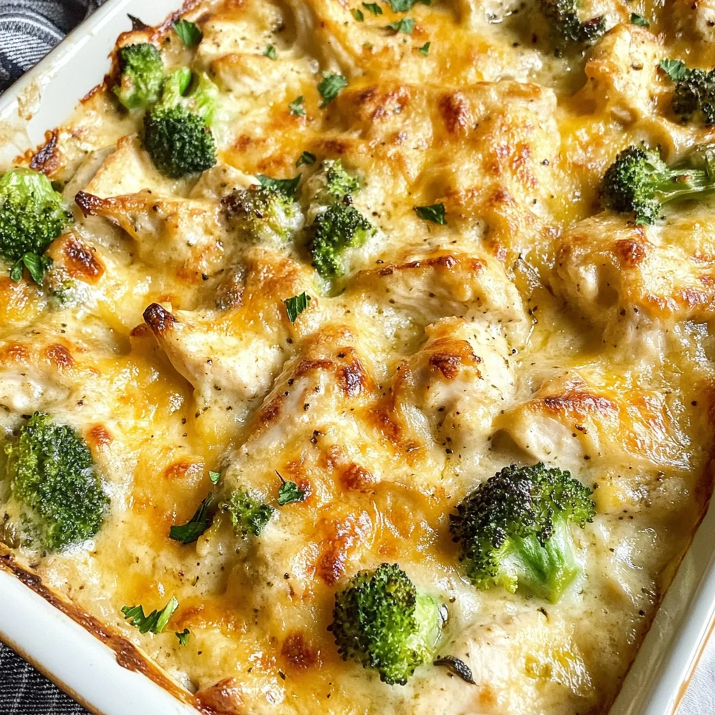 Easy Low Carb Chicken Casserole - Creamy, Cheesy, and Oh-So Satisfying!
