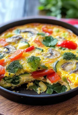Garden Veggie Frittata: A 150-Calorie Delight