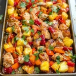 Hawaiian Chicken Sheet Pan Meal (Whole30, Paleo, Low Carb)
