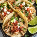 Healthy Crockpot Chicken Tacos