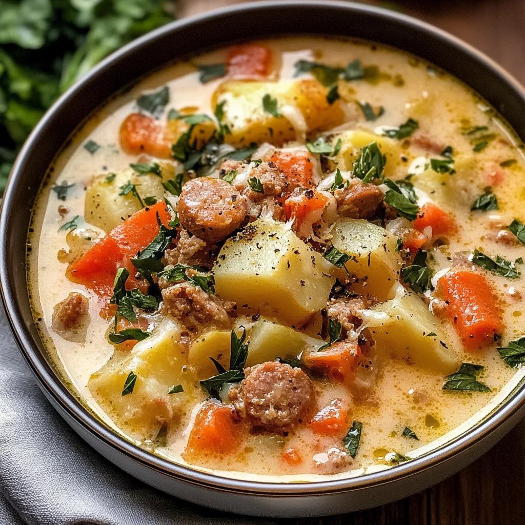 How to Make Sausage Potato Soup