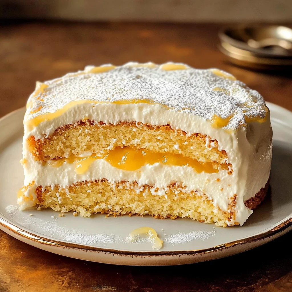 Italian Lemon Cream Cake