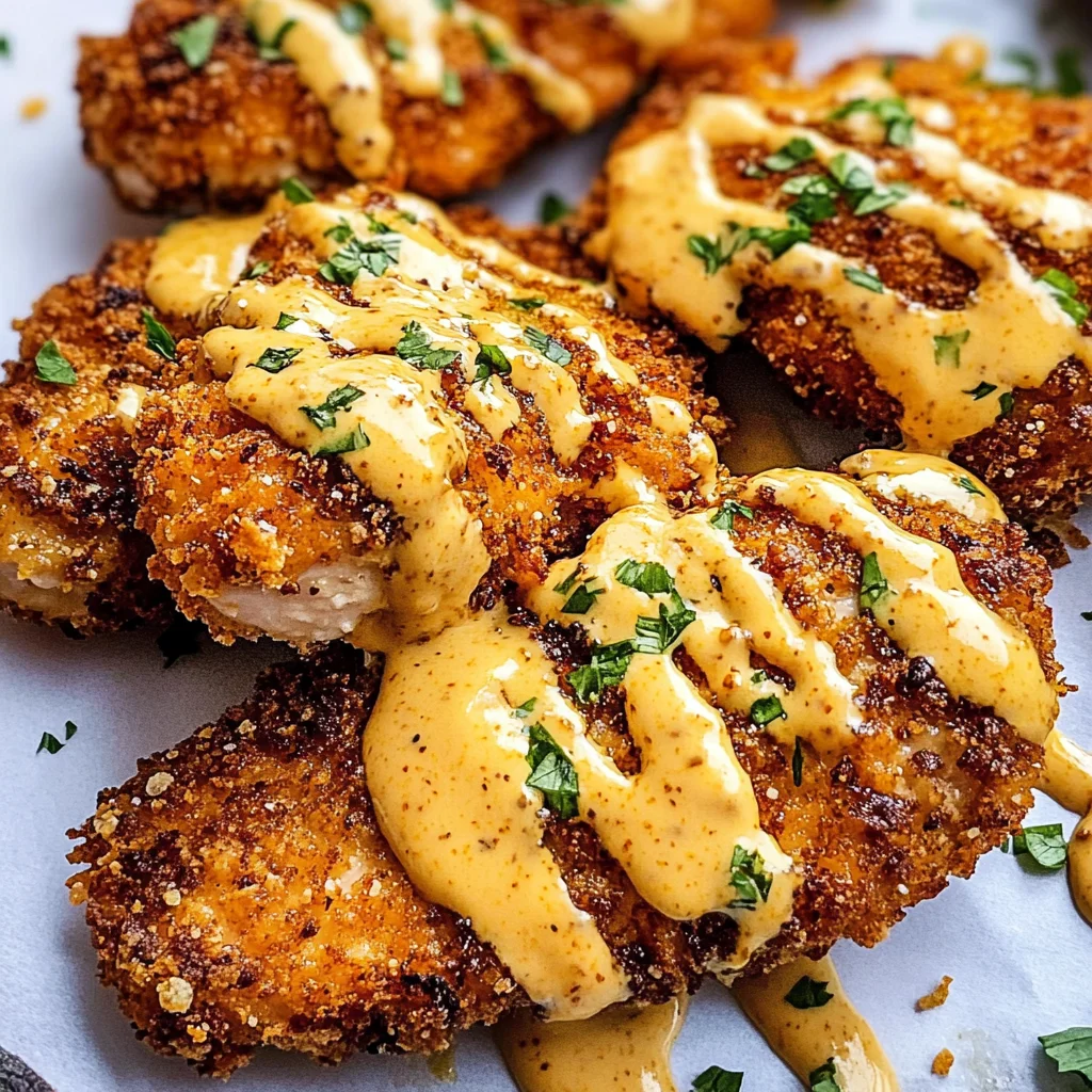 Pretzel Chicken with Mustard-Cheddar Sauce: An Amazing Ultimate Recipe