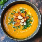 Spicy Miso Carrot Soup