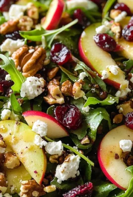 Apple Cranberry Walnut Salad