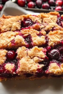 Cranberry Crumble Bars Recipe