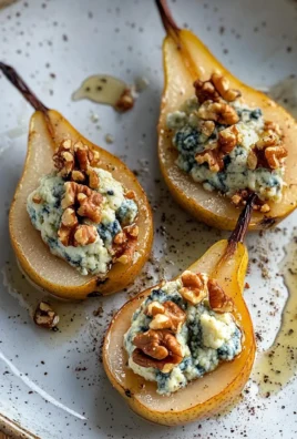 Elegant Blue Cheese Stuffed Pears