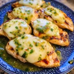 Grilled Salsa Verde Pepper Jack Chicken