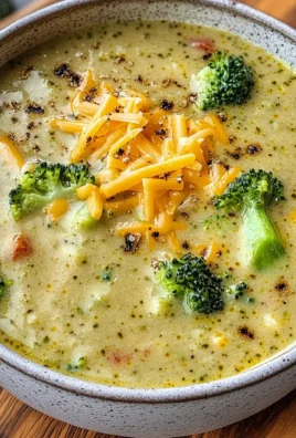 High Protein Broccoli Cheddar Soup