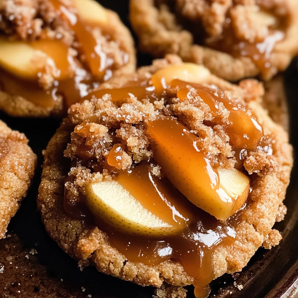 Salted Caramel Apple Pie Cookies